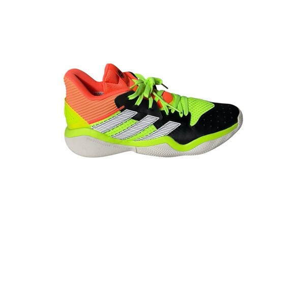 Adidas Harden Stepback Mens 11.5 Basketball Shoe Black Coral Neon Green EF9890 main image 10